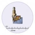 MICRORRUPTOR PULSADOR ROSCADO NO+NC V3Q1